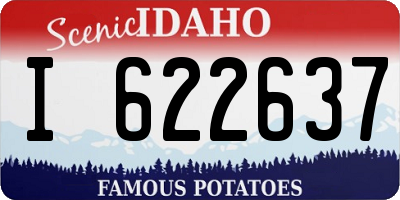 ID license plate I622637