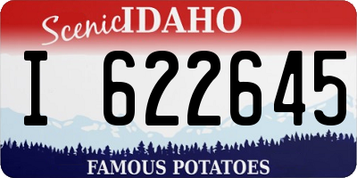 ID license plate I622645