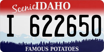 ID license plate I622650
