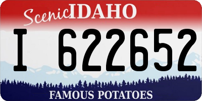 ID license plate I622652