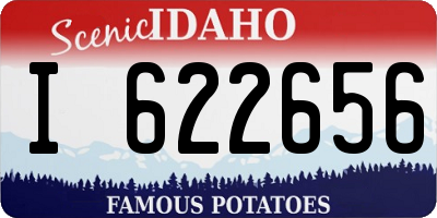 ID license plate I622656