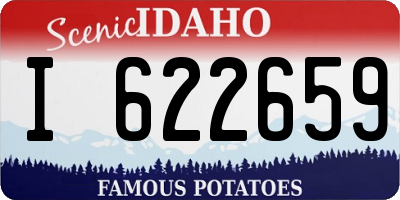 ID license plate I622659