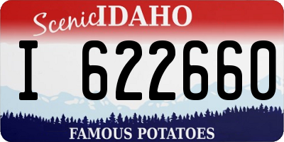 ID license plate I622660