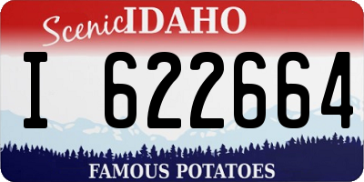 ID license plate I622664