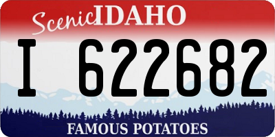 ID license plate I622682