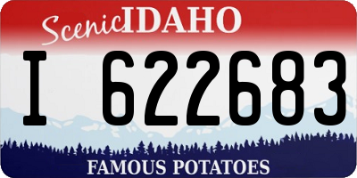 ID license plate I622683