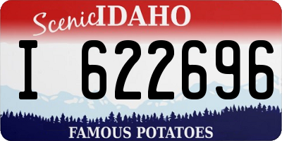 ID license plate I622696