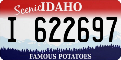 ID license plate I622697