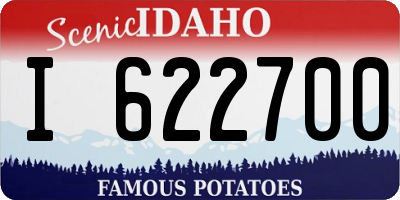 ID license plate I622700