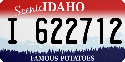 ID license plate I622712