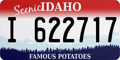 ID license plate I622717