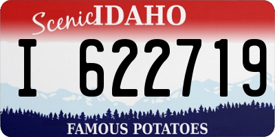 ID license plate I622719