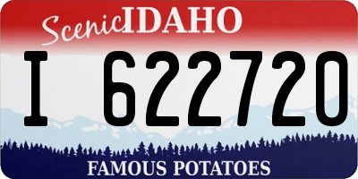 ID license plate I622720