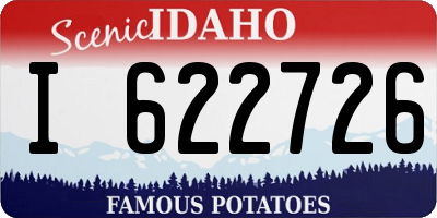 ID license plate I622726