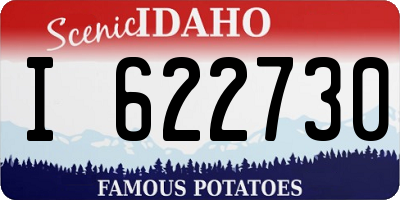 ID license plate I622730
