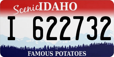 ID license plate I622732