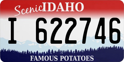 ID license plate I622746