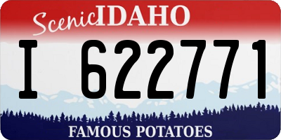 ID license plate I622771