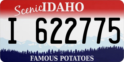 ID license plate I622775