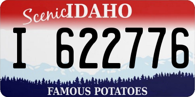 ID license plate I622776