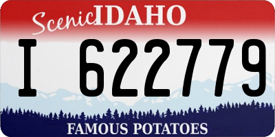 ID license plate I622779