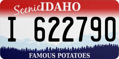 ID license plate I622790