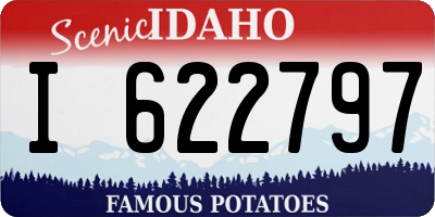 ID license plate I622797