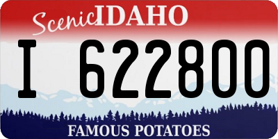 ID license plate I622800