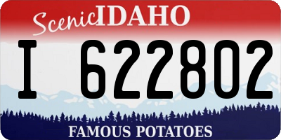 ID license plate I622802