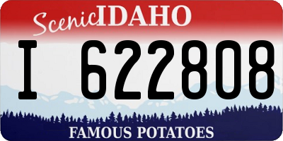 ID license plate I622808