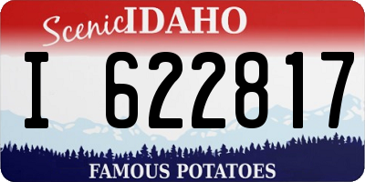ID license plate I622817