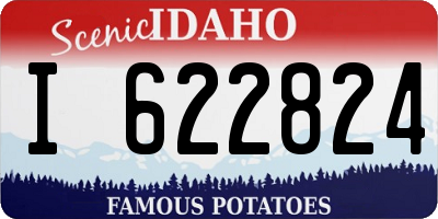 ID license plate I622824