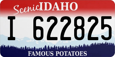 ID license plate I622825