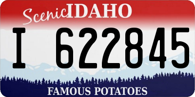 ID license plate I622845