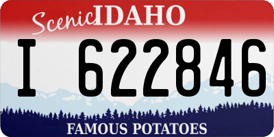 ID license plate I622846