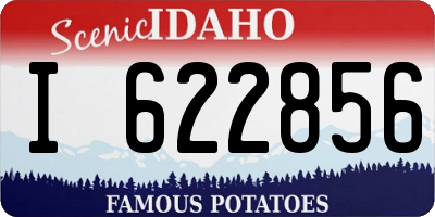ID license plate I622856