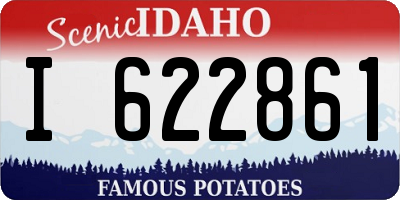 ID license plate I622861