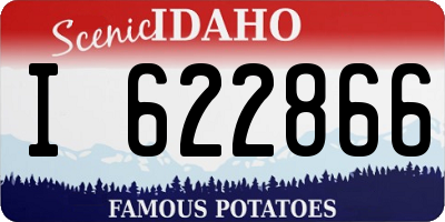 ID license plate I622866