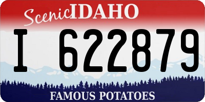 ID license plate I622879