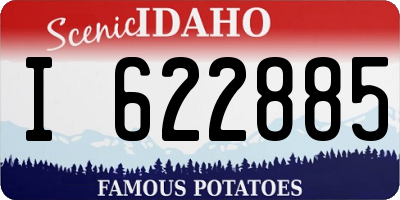 ID license plate I622885
