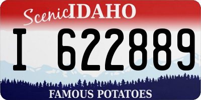 ID license plate I622889