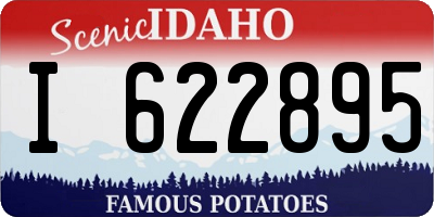 ID license plate I622895
