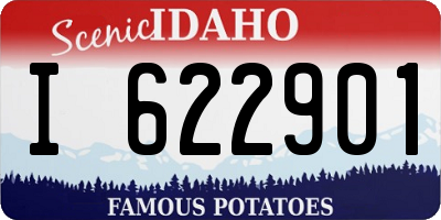 ID license plate I622901