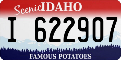 ID license plate I622907