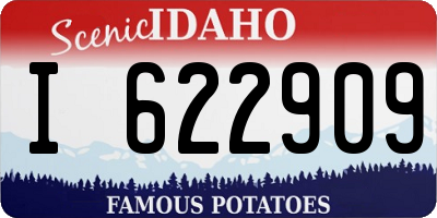 ID license plate I622909