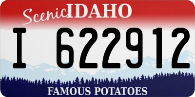 ID license plate I622912