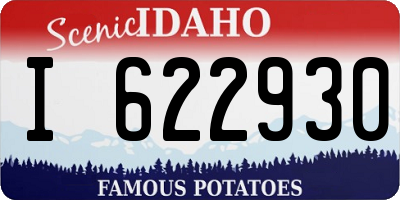 ID license plate I622930