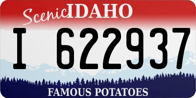ID license plate I622937