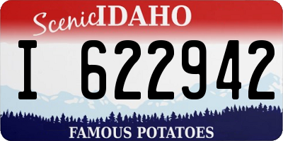 ID license plate I622942