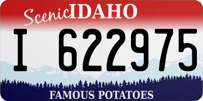 ID license plate I622975